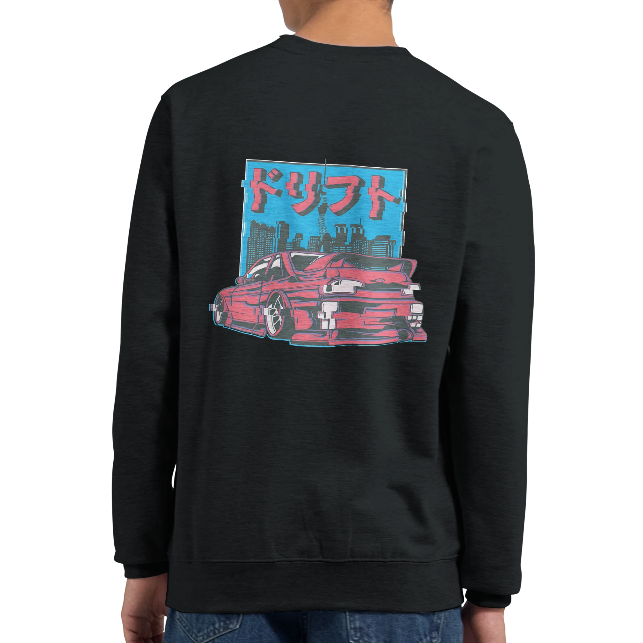【Crazy Car Wash Crew】CAR PATTERN SWEATSHIRTS Crazy Car Wash Crew(クレイジーカーウォッシュクルー